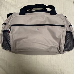 Vintage Tommy Hilfiger Corduroy Travel Bag Duffle Carry On Luggage